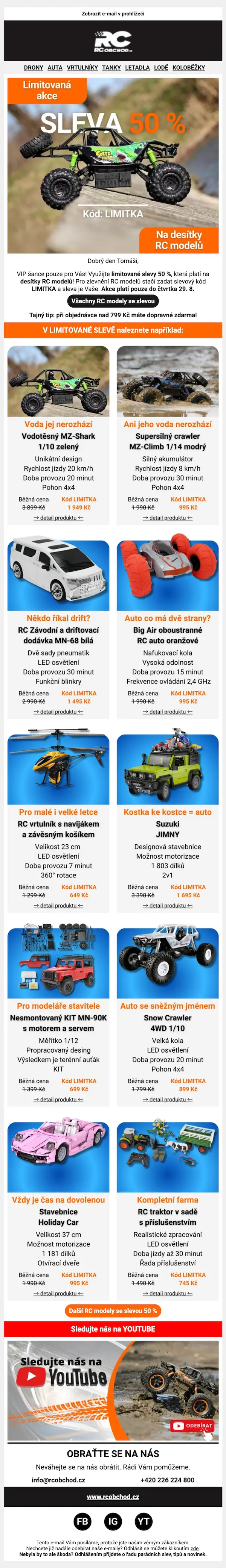 RC Obchod screenshot 2